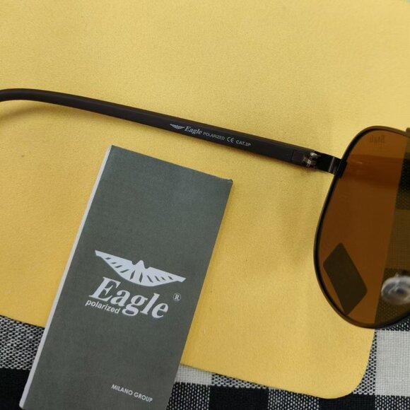 Eagle Polarized Aviator Sunglasses | Gently Used, Great Condition - Picture 4 of 5